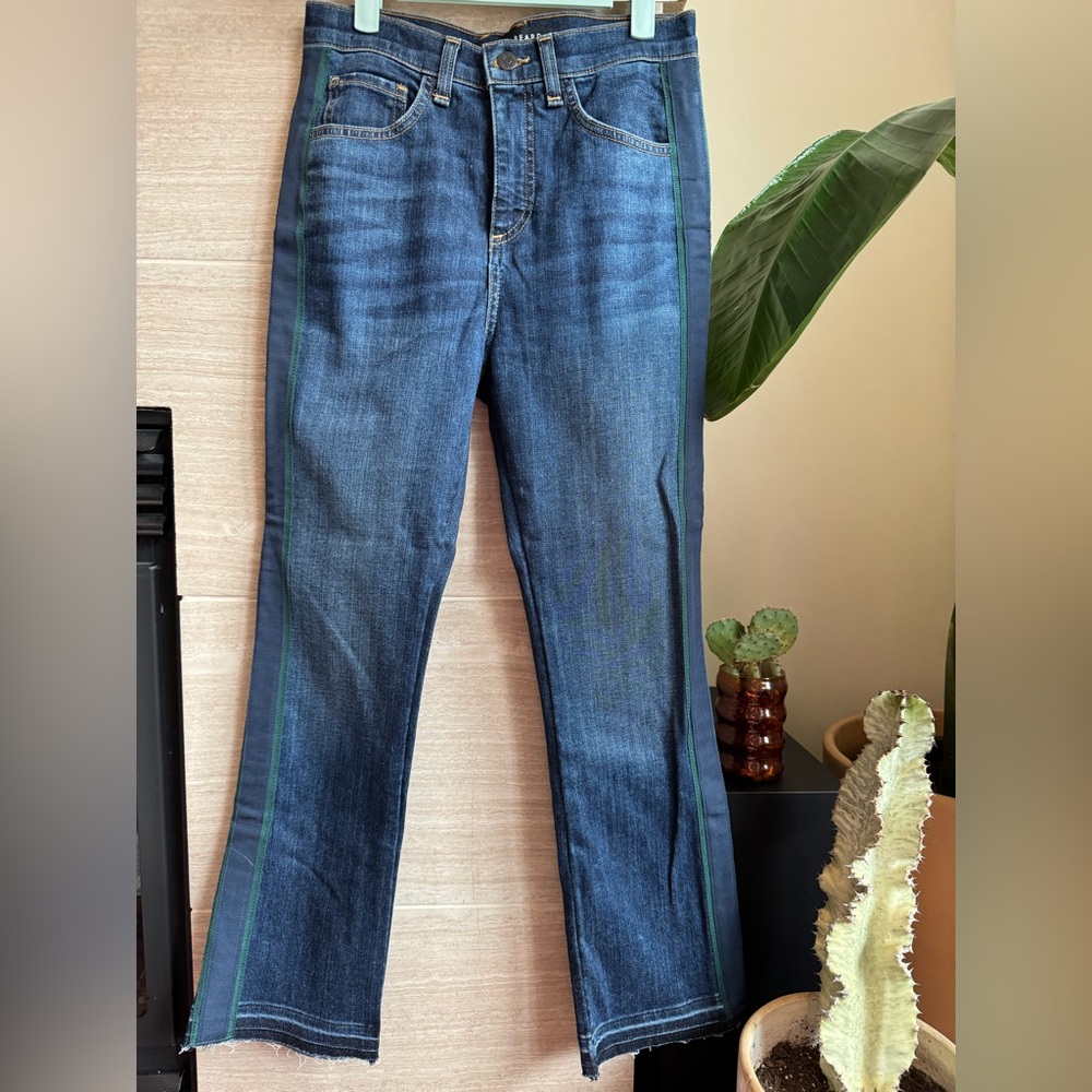 Veronica Beard Carly Kick Flare High Rise Stripe- Size 0/25